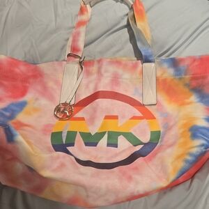 Michael Kors Rainbow Tie-Dye Tote